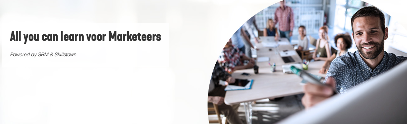 'All you can Learn voor Marketeers' training van SRM en SkillsTown