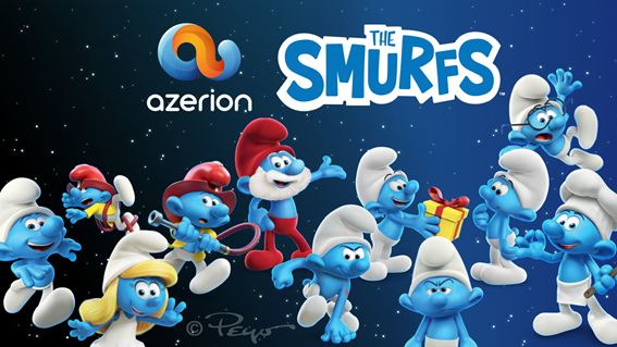 Azerion voegt Smurfen toe aan portfolio
