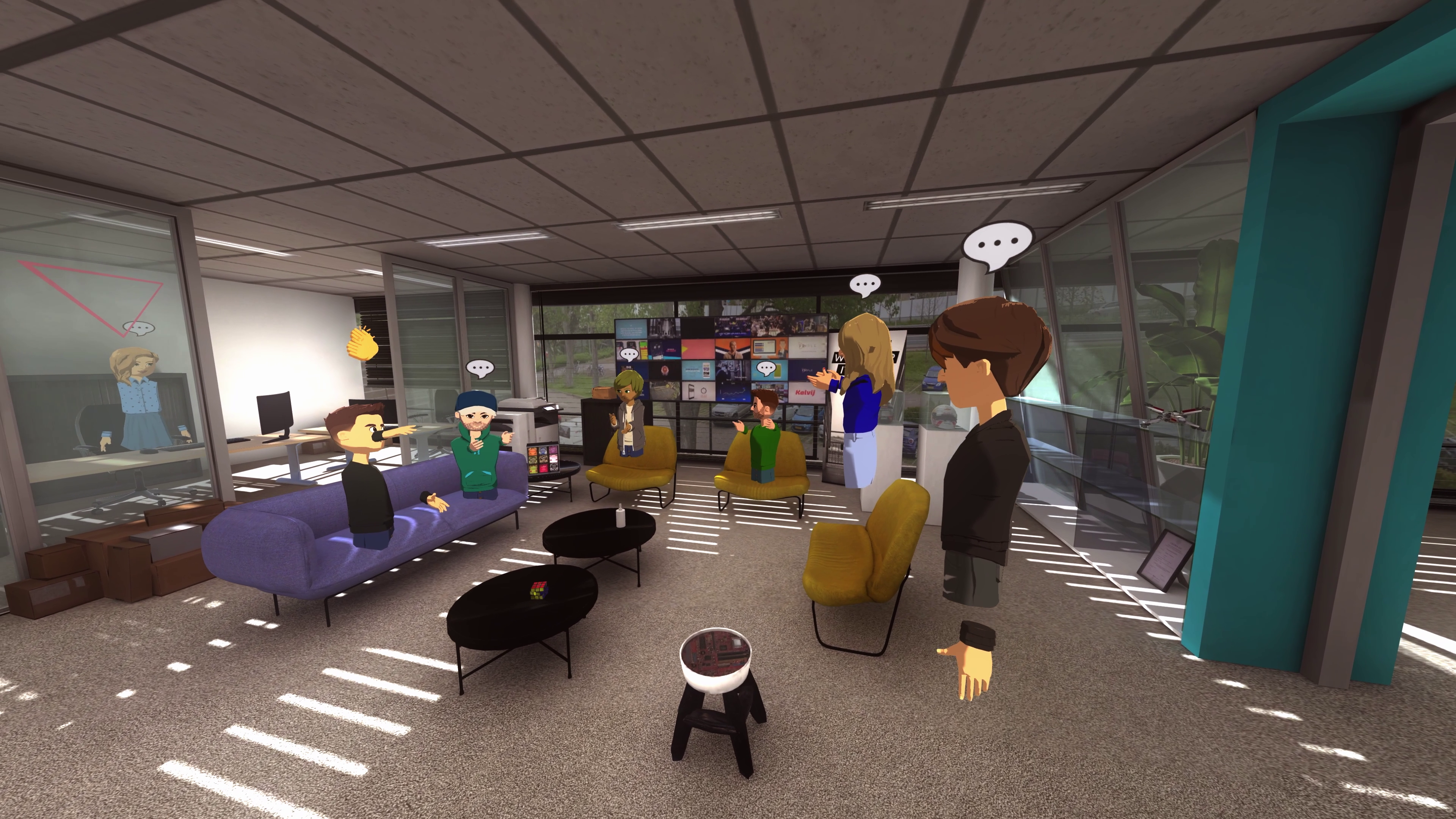 Medewerkers Triple keren in Virtual Reality terug naar kantoor