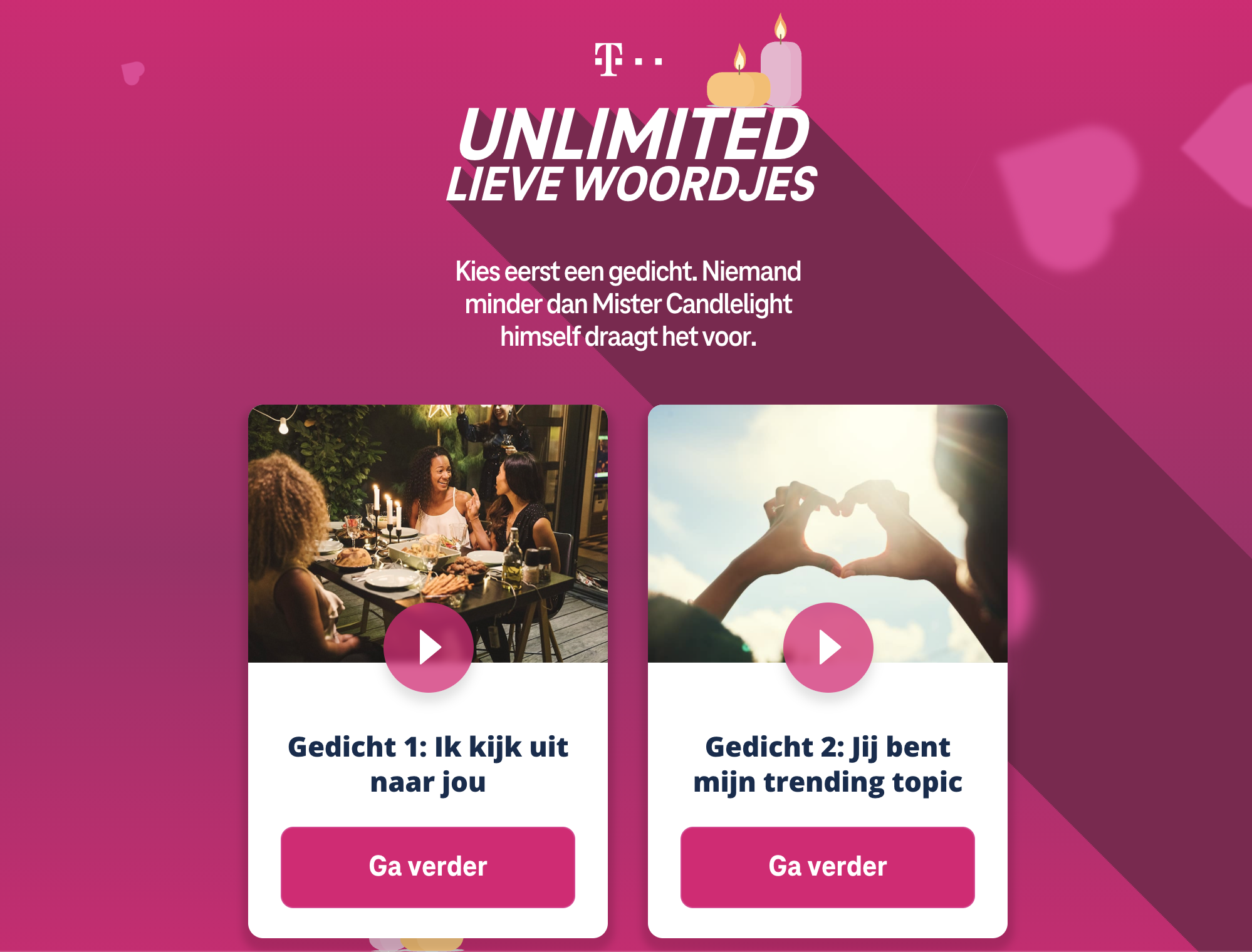 T-Mobile roept op tot Unlimited Lieve Woordjes
