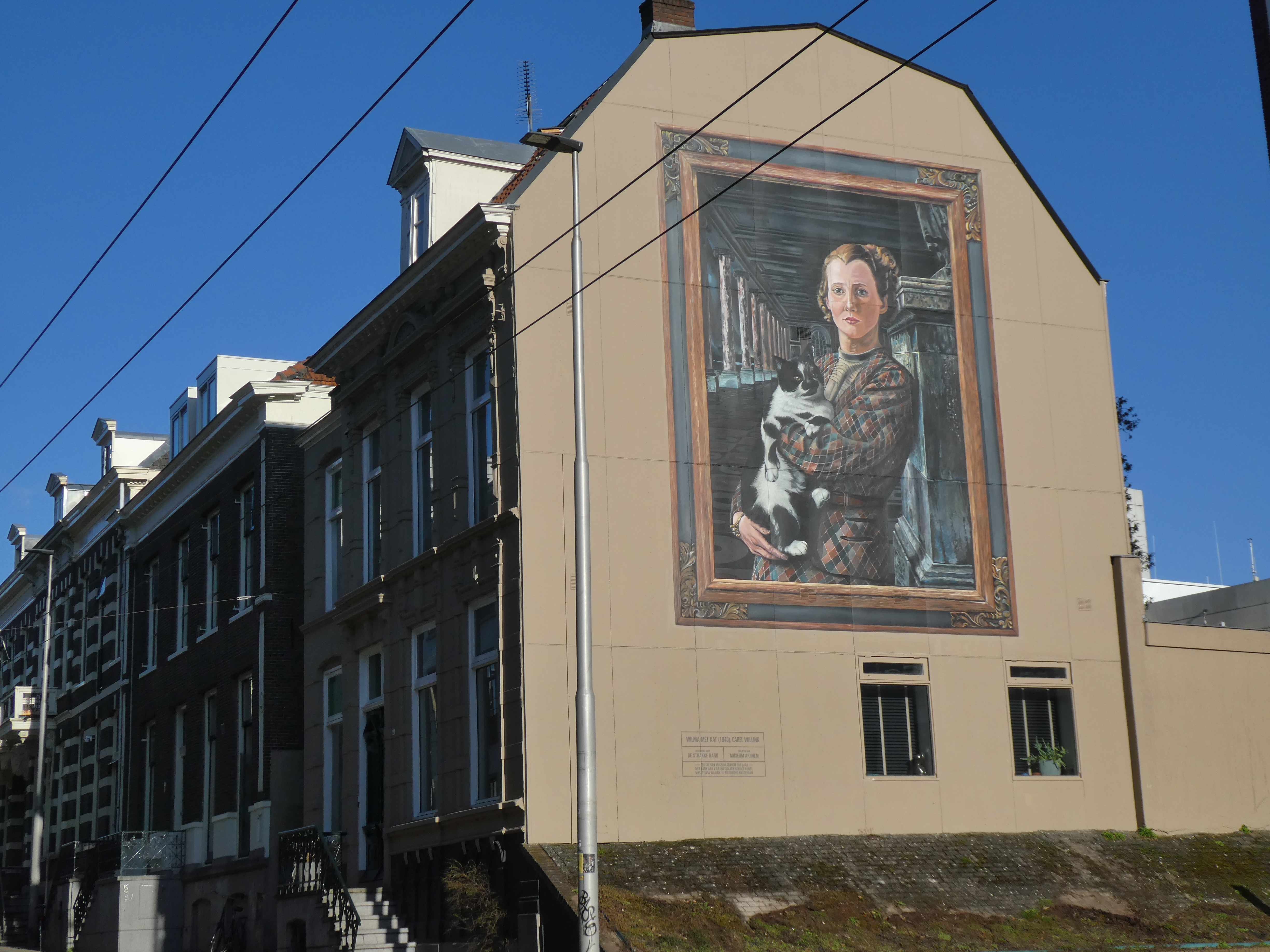 Meesterwerk Carel Willink nu ook als streetart in Arnhem te zien