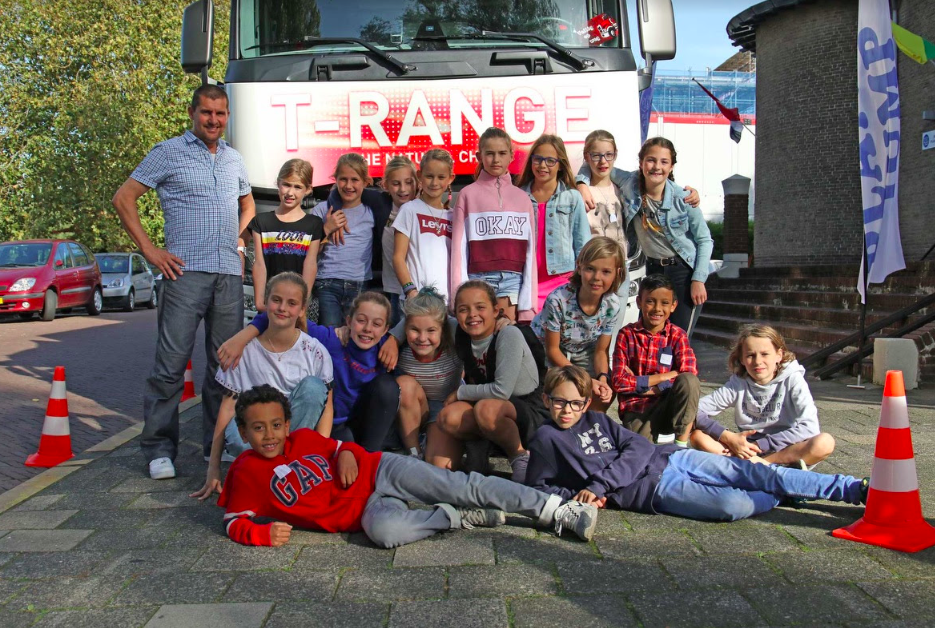 Campagne Veilig Op Weg geïnspireerd door basischool