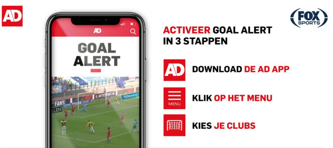 DPG Media lanceert GoalAlerts