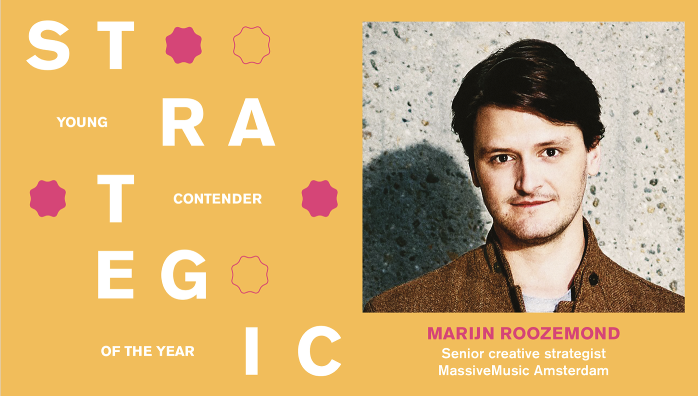 Marijn Roozemond van MassiveMusic uitgeroepen tot ‘Young Strategic Contender of the Year’